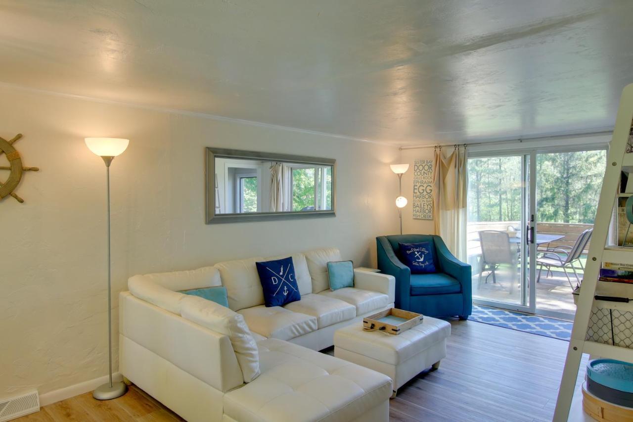 Updated Home With Deck 2 Mi To Sister Bay Beach! Exteriör bild
